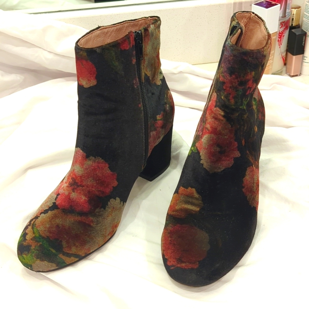 Velvet Booties
